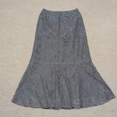 【美品】NBB ナチュラルビューティーベーシック　マーメイドレーススカート