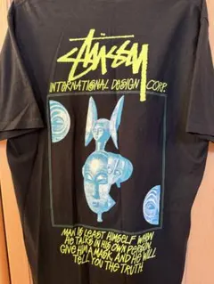 【値下げ可能】Stussy Masked プリント　Tシャツ　M