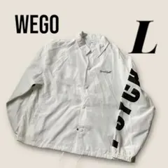 ウィゴー WEGO フードジャケット　ナイロンジャケット　コーチジャケット