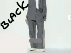 ユニクロ　タックワイドパンツ