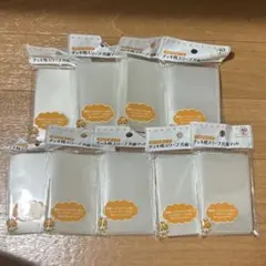 セリア チェキ用スリーブ 片面マット クリアタイプ　9セットのサムネイル