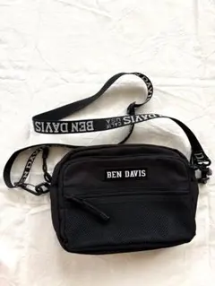 BEN DAVIS ショルダーバッグ ブラック メッシュポケット
