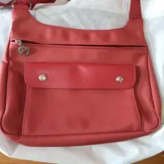 LONGCHAMPロンシャン　赤色系　　　　ショルダーバック