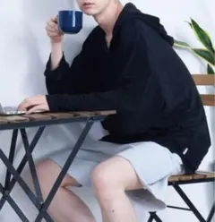 定価 3,300 FRUIT OF THE LOOM パイルパーカー ブラックM