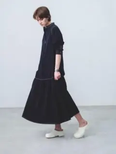 【ロンハーマン】Organic Cotton ステッチワンピース