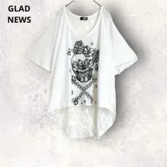 【新品未使用】GLAD NEWS グラッドニュース 半袖Tシャツ size R GLAD NEWS（Tシャツ/カットソー(半袖/袖なし)）のフリマアイテム一覧