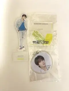 NCT 127 ジョンウ　アクスタ　ミニうちわキーホルダー　2点セット