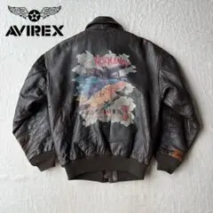 希少 AVIREX DAYTONA 93 レザー ダブルライダース ジャケット - メルカリ
