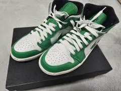 Air Jordan ハイカットスニーカー グリーン/ホワイト