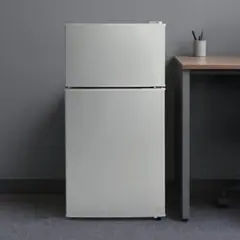 冷蔵庫 一人暮らし 2ドア 小型 60L 冷蔵室38L 冷凍室22L シルバーのサムネイル