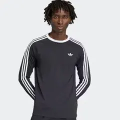 adidas ロングスリーブTシャツ スリーストライプス