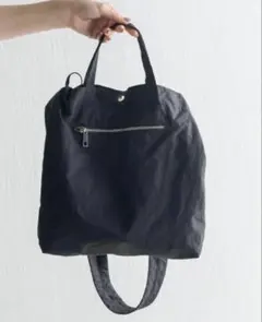 2WAY ギャザーショルダーバッグ ブラックのサムネイル