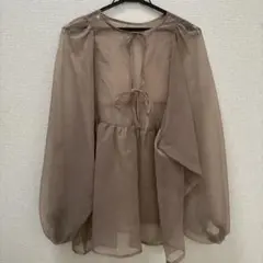 しまむら　Helm シアー　ブラウス