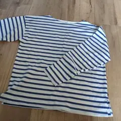 サマンサモスモス★ブルーボーダーカットソー★フリー