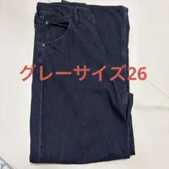 UNIQLO バギーカーブジーンズ ダークグレー26