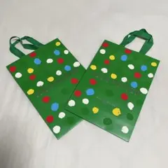 〓新品・未使用〓ヴィトン×草間彌生コラボ ショップ袋 2枚 ★完全新品★