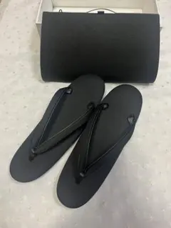 和装用バッグ 草履 セット ブラック