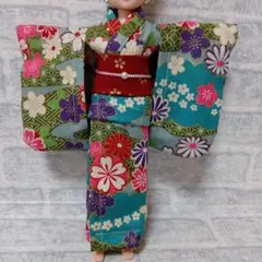 22ドールサイズ服　22センチドールサイズ着物7　ハンドメイド