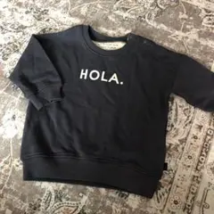 テータテートHOLAトレーナー　グレー　80 男の子　fith 新品