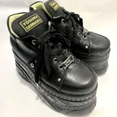 YOSUKE 厚底スニーカー ブラック