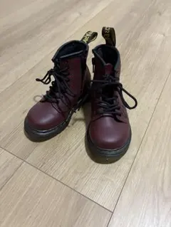 Dr.martens バーガンディ ハイカットブーツ ジッパー付き