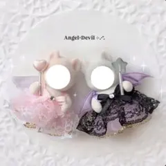 シルバニア 赤ちゃん用 天使と悪魔のコスチュームセット ハンドメイド 4点セット