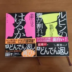 宿野かほる はるか ルビンの壺が割れた 2冊セット