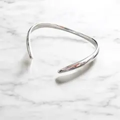 【値下げ中】　新品　ブレスレット　シルバー　S925　バングル　ユニセックス　③