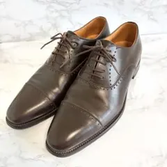 美品】スコッチグレイン ベルオム 756 セミブローグ ブラウン 26cm
