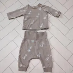H&M ベビー　セットアップ　56cm 1-2M オーガニックコットン