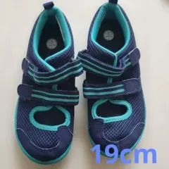 asics キッズ水陸両用 サンダル 19.0cm ネイビーのサムネイル