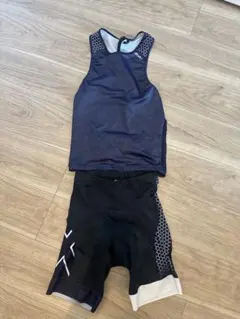 2XU トライスーツ メンズ 上下セット セパレート フロントジップ M