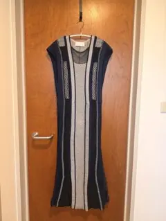 mamekurogouchi Net Stripe Knit Dressのサムネイル