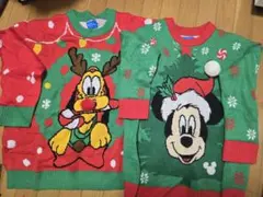 Disney クリスマス ニット セーター 2枚セットのサムネイル
