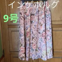 【インゲボルグ】総ゴム花柄フレアースカート９号のサムネイル