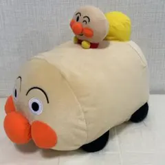 アンパンマン号　ぬいぐるみ　メガジャンボ やなせたかし　ベージュ　抱き枕　子供