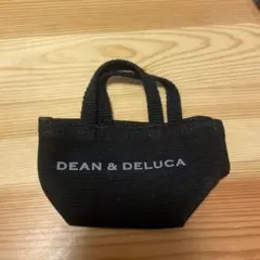 DEAN & DELUCA ブラックミニトートバッグ