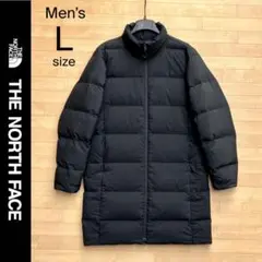 L ザ ノースフェイス ダウンジャケット 黒 ダウンコート ロング ダウン