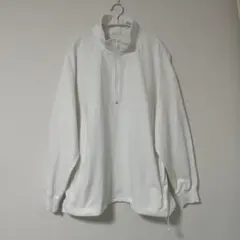 GU ヘビーウェイトオーバーサイズハーフジッププルオーバーT 長袖　大きいサイズ