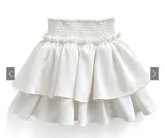 GRL インパン裏地付きティアードフリルミニスカート at2259