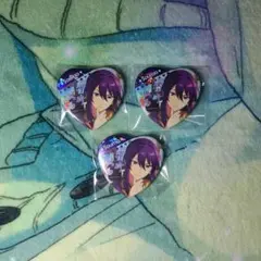 あんさんぶるスターズ 宝石心晴缶 ハート缶バッジ 神崎颯馬