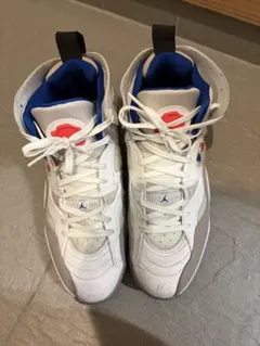 Jordan ハイカットスニーカー ホワイト/グレー/ブルー　PSGコラボ