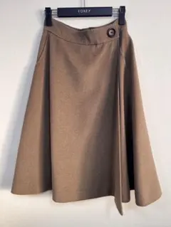 【着用1回美品】フォキシー　FOXEY  ラップスカート