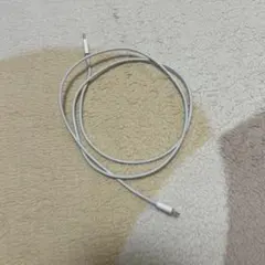 ホワイト Lightningケーブル 約1メートル