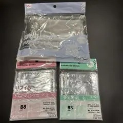 DAISO リフィル 3つ穴バインダー B７サイズ トレーディングカードチェキ用