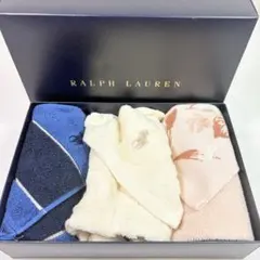 新品　Ralph Lauren ラルフローレン　ウォッシュタオル３枚ギフト
