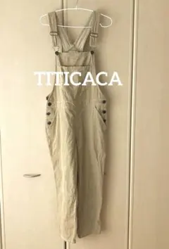 TITICACA チチカカ　レディース　オーバーオール　ベージュのサムネイル
