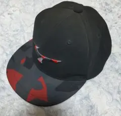 Mizunoキャップ 黒/赤sizeF