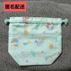 ②　ハンドメイド　コップ入れ　巾着　ユニコーン　夢かわ　入園　入学　新学期のサムネイル