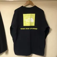 ノースフェイス バックプリント ロンT バンダナ ビッグロゴ